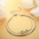 Infinity Bracelets And Anklet Bracelets For Women Adjustable Length Gift For Mother's Day